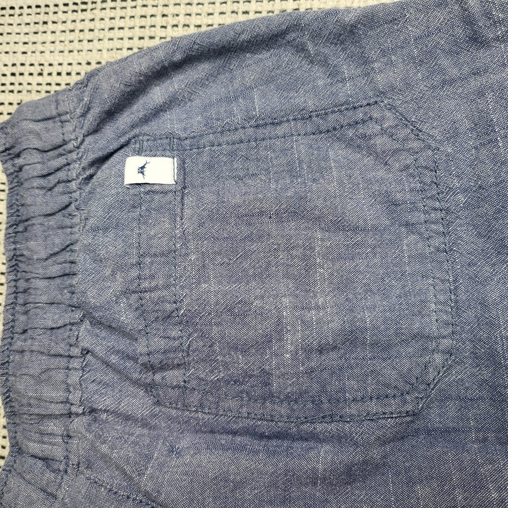 Tommy‎ Bahama Shorts Boys Medium 7/8 Chambray Drawstring Summer Casual - Picture 8 of 11